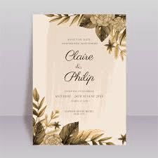 virtual wedding invitation with RSVP options