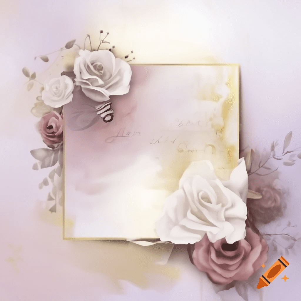 dark moody wedding invitation template with fall floral accents