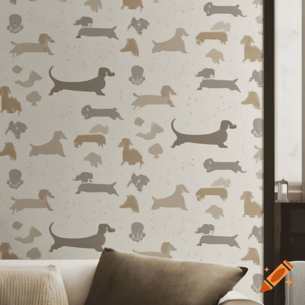 durable peel and stick wallpaper for dog owners