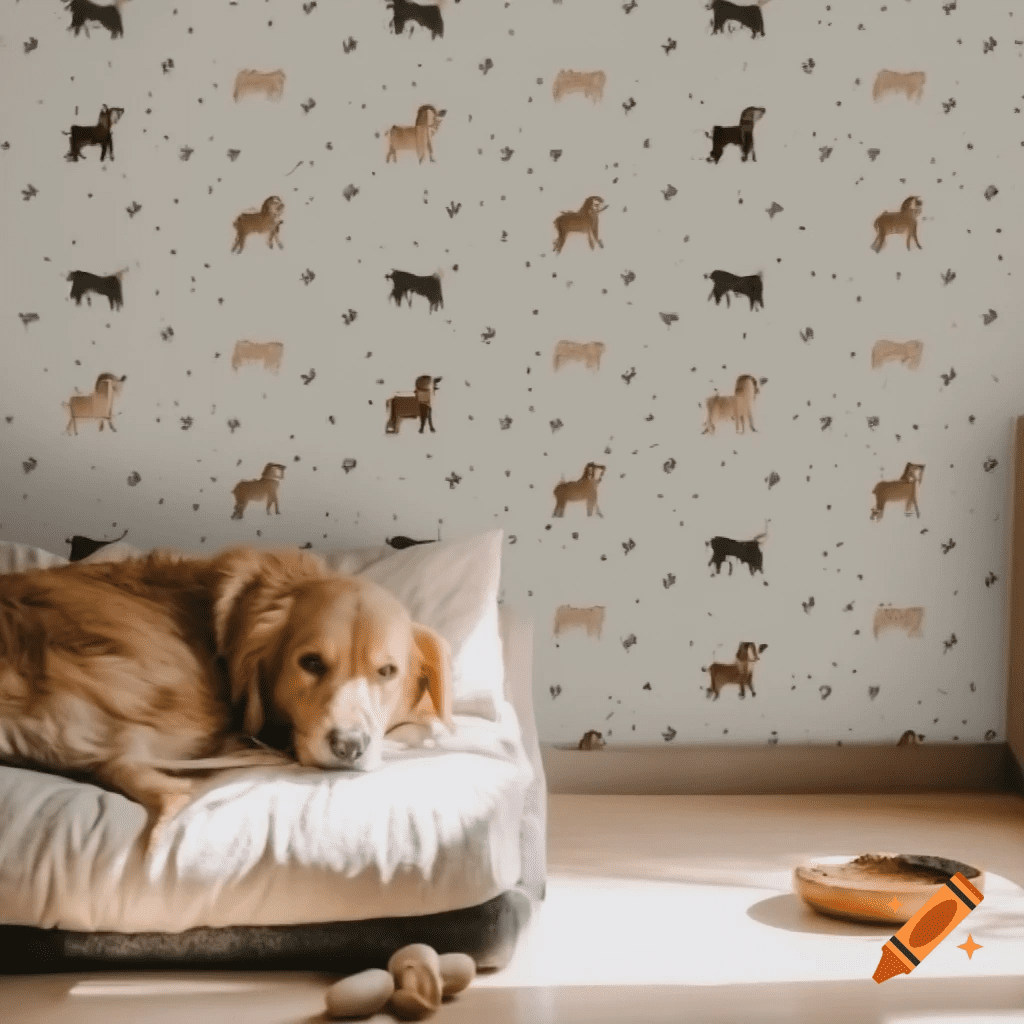 durable peel and stick wallpaper for dog owners