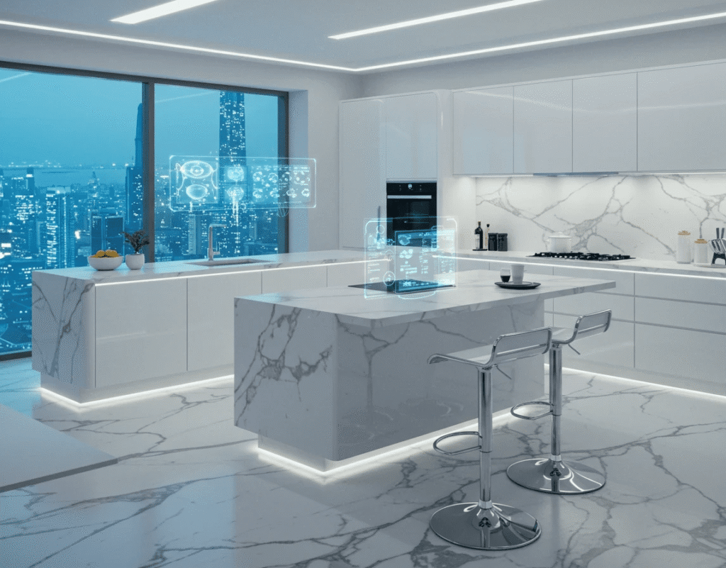How to Create a Luxury Black and White Kitchen Interior Design Look 2026