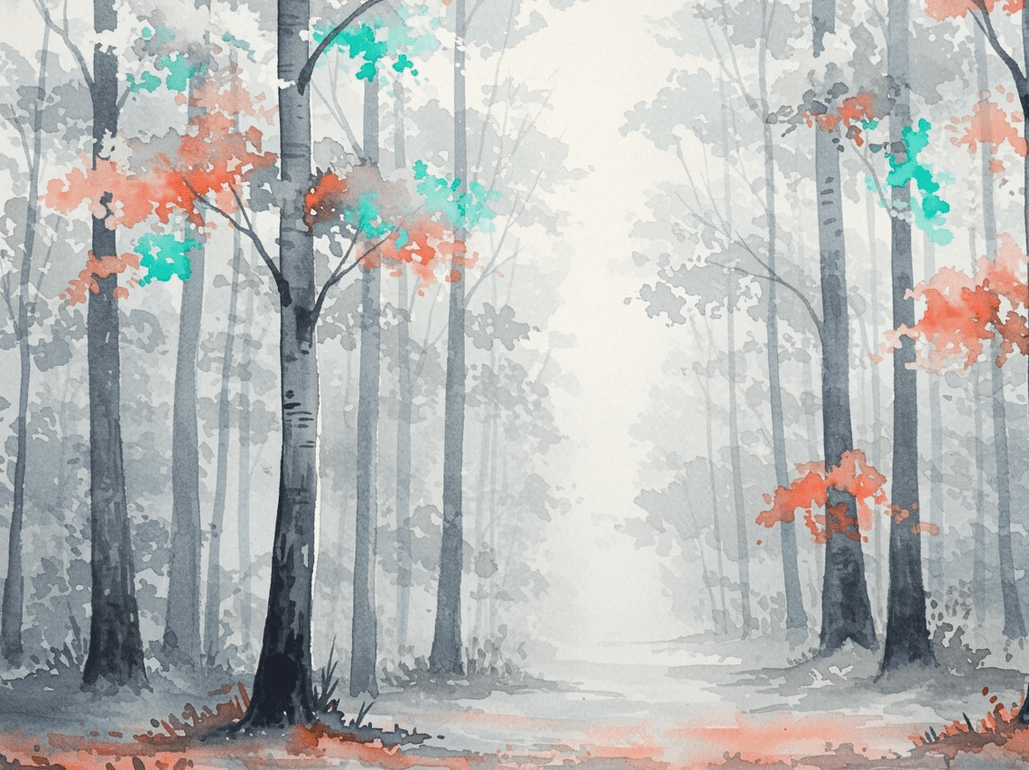 Dark Misty Forest Wallpaper 2026 | Easy Aesthetic Home Interior Wall Design